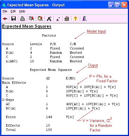 EMS OUTPUT