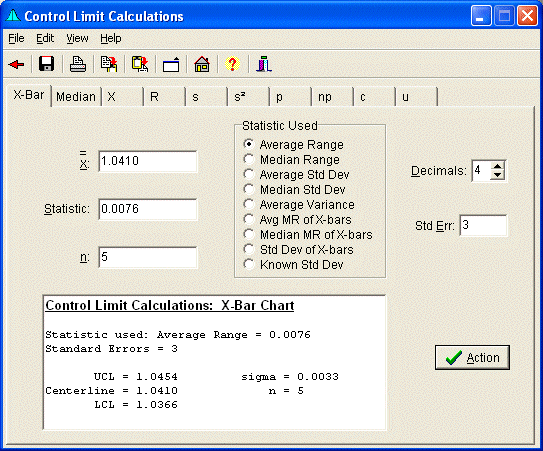 Control Limits