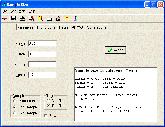 Sample Size